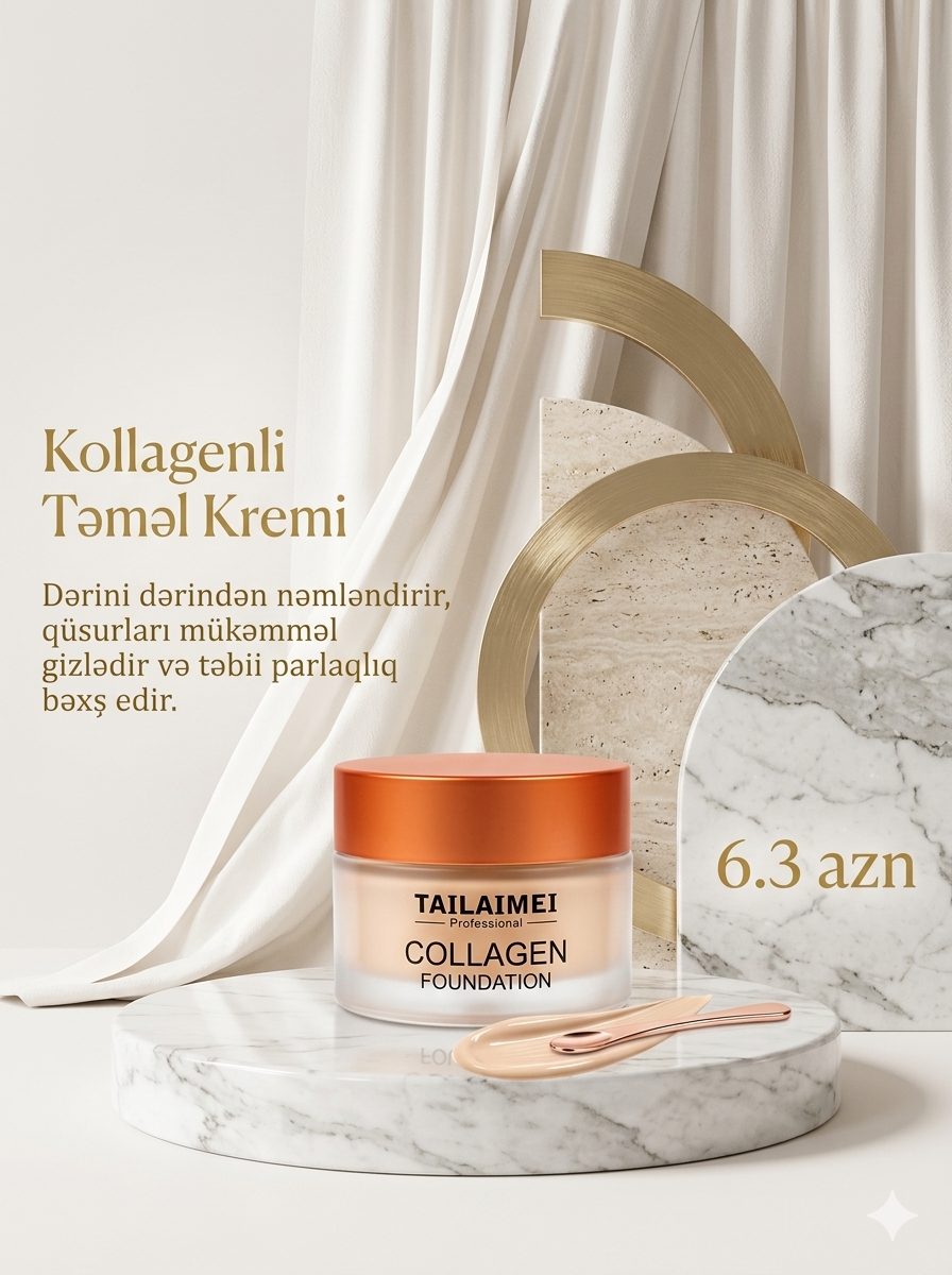 Collagen örtücü krem 