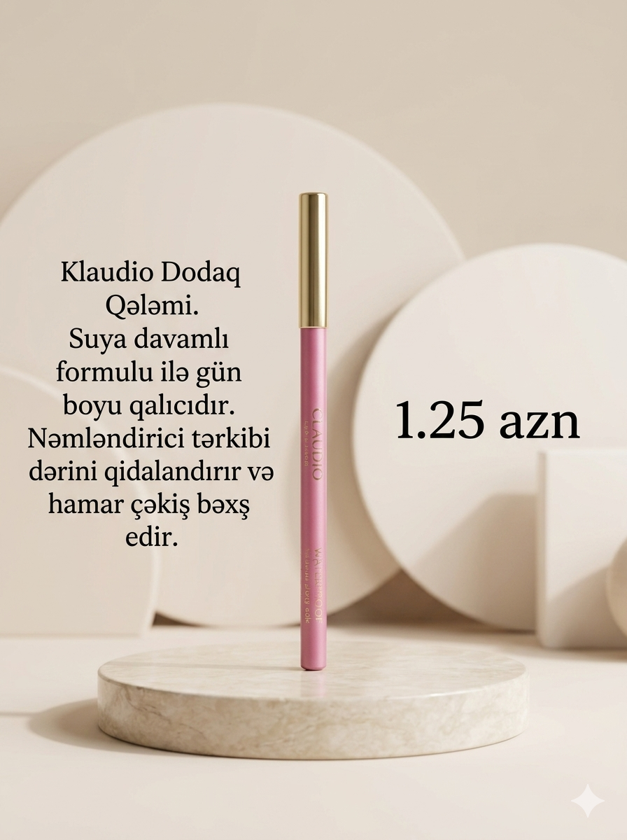 Suya davamlı dodaq qələmi 