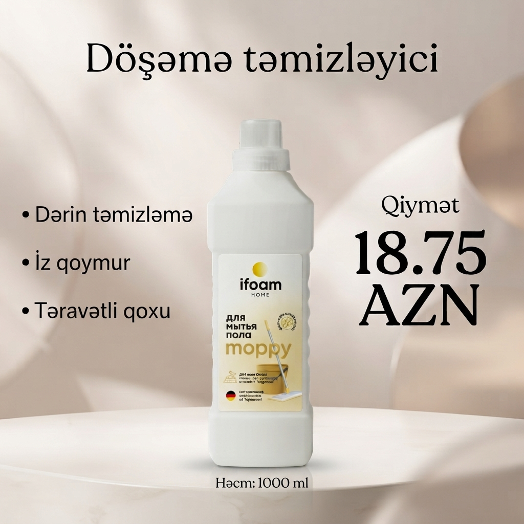 Döşəmə təmizləyici - döşəmənizdə iz qoymayacaq və bütün gün ətir yayacaq 🌟 